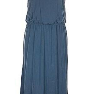 Elegant Blue Sleeveless Dress